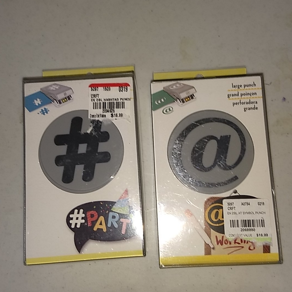 Crafters large punches.